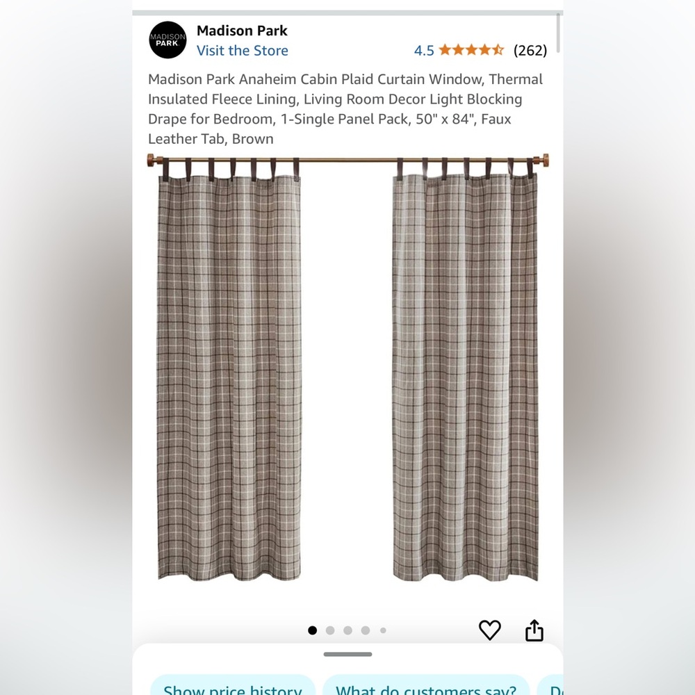 Madison park curtains